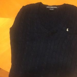 Authentic navy blue Ralph Lauren sweater